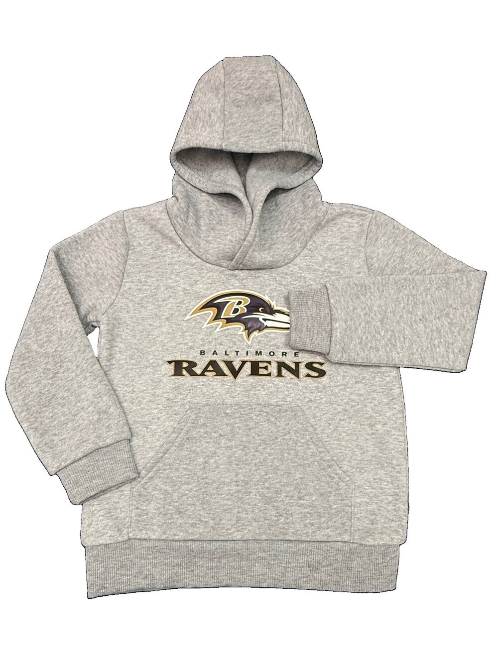 Baltimore Ravens Toddler Team Apparel Grey Hoodie Sz 4T